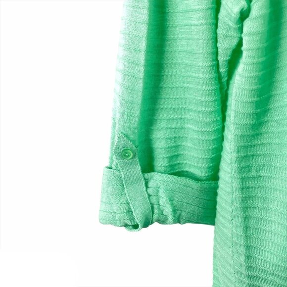 Talbots Sweater Cotton‎ Tab Sleeve NWT Large - Picture 6 of 7